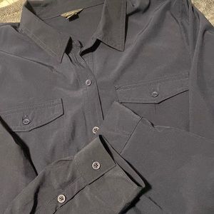 Dressy Eddie Bauer button down long sleeve size L